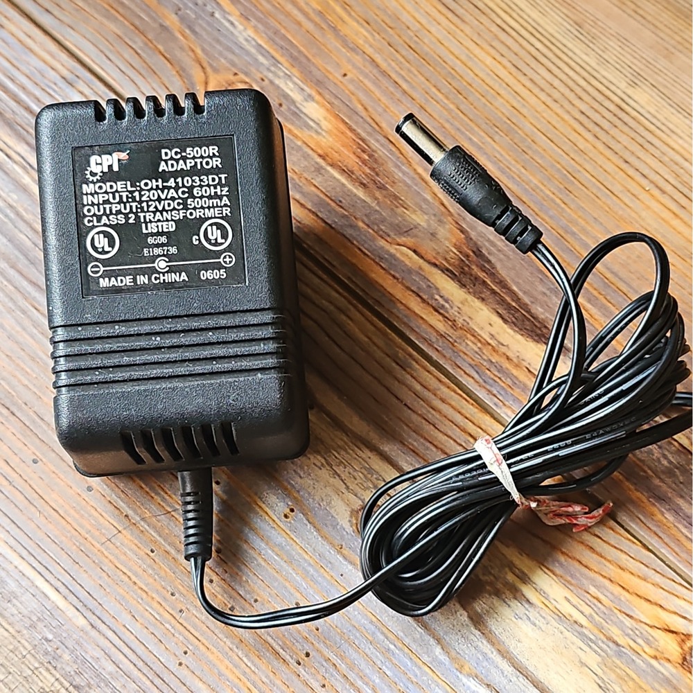 CPI DC-500R Class 2 Power Supply 12VDC 500mA